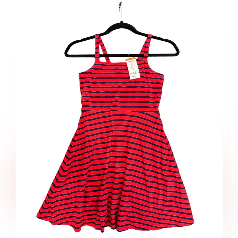 Red spaghetti strap dress